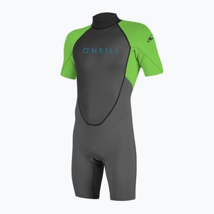 Dětský neopren   O'Neill Reactor-2 2 mm Back Zip S/S Spring graph/dayglo