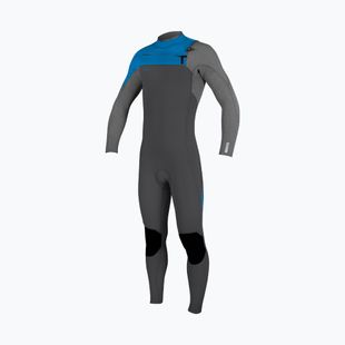 Dětský neopren O'Neill Youth Hyperfreak 3/2+ Chest Zip Full graphite/smoke/baliblue 