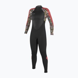 Dětský plavecký neopren O'Neill Girls Epic 5/4 Back Zip Full black/twiggy/tea rose