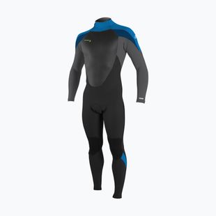 Dětský plavecký neopren  O'Neill Epic 3/2 Back Zip Full black/graphite/bali blue/deep sea 