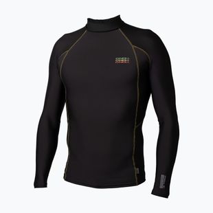 Pánské plavecké triko Longsleeve O'Neill Trvlr Graphic Skins Rash Guard black/black/black:multi(rasta)