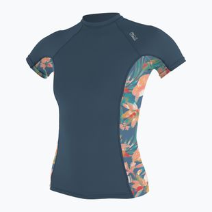 Dámské plavecké tričko O'Neill Side Print Rash Guard black/mikah floral