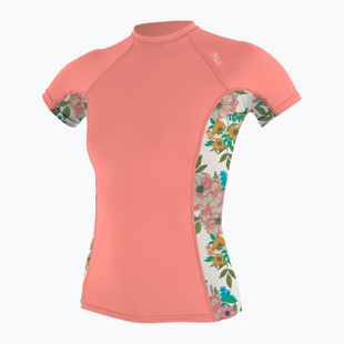 Dámské plavecké tričko O'Neill Side Print Rash Guard desert flower/cara floral