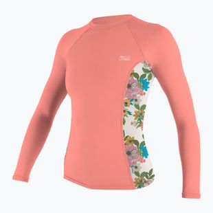 Dámské plavecké tričko Longsleeve O'Neill Side Print Rash Guard desert flower/cara floral