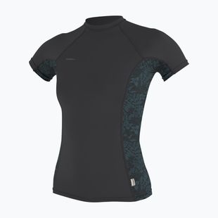 Dámské plavecké tričko O'Neill Hyperfreak Skins Rash Guard tempered steel/shaded island sky