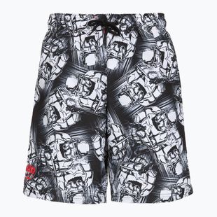 Dětské plavecké šortky Speedo Print Leisure 17" black/white