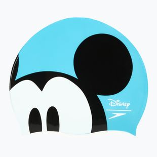 Dětská plavecká čepice Speedo Slogan Print blue/black