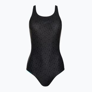 Speedo Boomstar Allover Muscleback dámské jednodílné plavky černo-šedé 68-122999023
