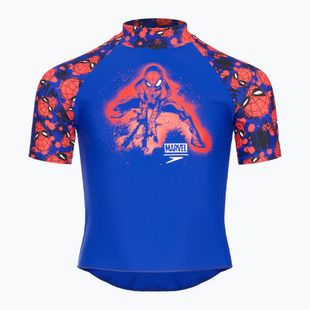 Dětské plavecké tričko Speedo Spider-Man Sun Top blue/red