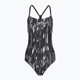 Dámské jednodílné plavkySpeedo Allover Rippleback black