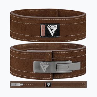 Vzpěračský opasek RDX Pro Liver Buckle Lth brown