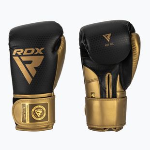 Boxerské rukavice RDX L2 Mark Pro Sparring Boxing Hook & Loop golden