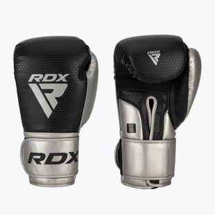 Boxerské rukavice  RDX L2 Mark Pro Sparring Boxing Hook & Loop silver