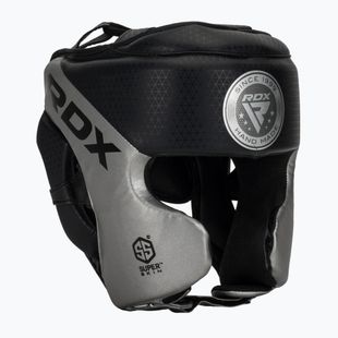 Boxerská přilba RDX L1 Mark Pro Cheek Boxing Training Head Guard silver