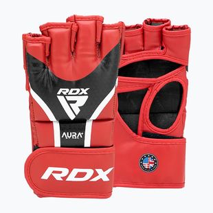 Grapplingové rukavice RDX Grappling Shooter Aura Plus T-17 red