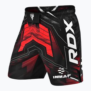 Pánské tréninkové šortky RDX IMMAF Approved MMA Fight & Training red