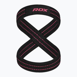Trhačky RDX Weight Lifting 8 Figure Strap pink