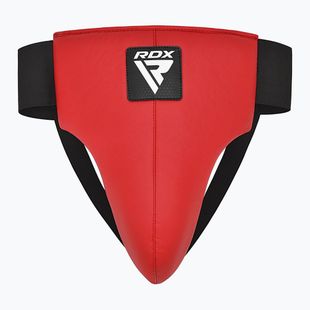 Pánský chránič třísel RDX R1 Martial Arts Groin Guard red/black