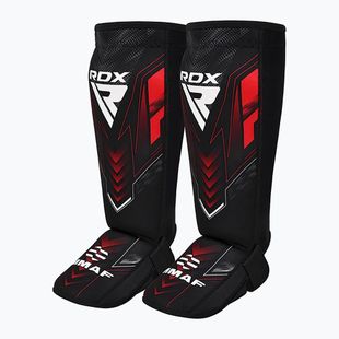 Chrániče holení a nártů RDX IMMAF Approved Neoprene Shin Instep red