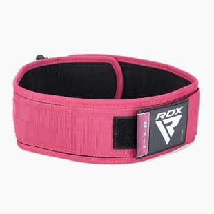 Vzpěračský pás  RDX RX1 Weight Lifting Strap pink