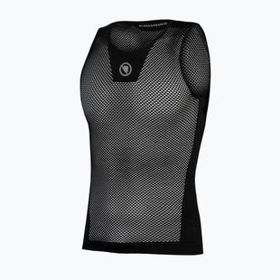 Pánská cyklistické tílko Endura Fishnet II Sleeveless Baselayer black