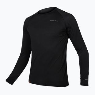 Pánské cyklistické tričko Longsleeve Endura Baabaa Merino black