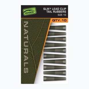 Převleky International Naturals Velikost 10 Slik Lead Clip Tail Rubber 10 ks.