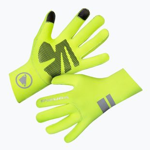 Pánské cyklistické rukavice Endura FS260-Pro Nemo Glove II hi-viz yellow