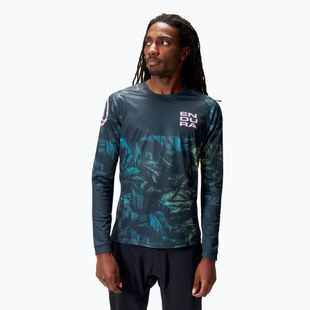 Pánský cyklistický dres Longsleeve Endura Tropical Print Ltd grey