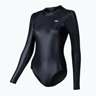 Dámské jednodílné plavky  ZONE3 OWS Ti+ Thermal High Neck black