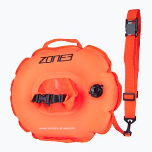 Bezpečnostní bójka ZONE3 Recycled On The Go Swim Buoy hi-vis orange