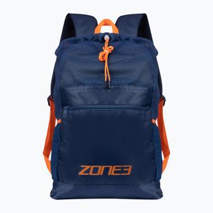 Plavecký batoh ZONE3 Large Mesh Training Bag navy/orange