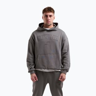 Pánská mikina BOXRAW East Street Hoodie distressed grey