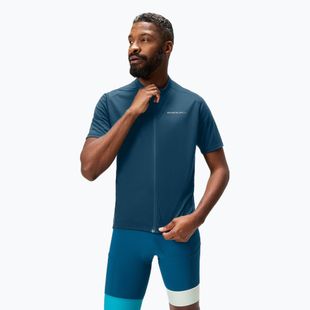 Pánský cyklistický dres Endura Loop Zipped blue