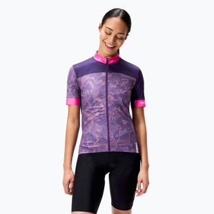 Dámský cyklistický dres Endura Floral FS260 W bramble