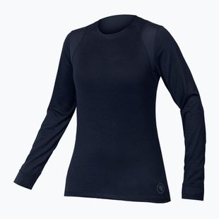 Dámské cyklistické triko Longsleeve Endura Singletrack midnight navy
