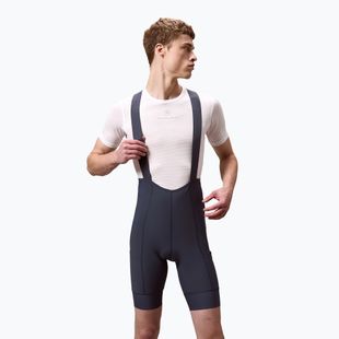 Pánské cyklistické šortky Endura Loop Bibshort carbon grey