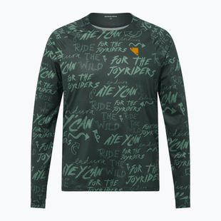 Pánské cyklistické tričko Longsleeve Endura Singletrack Print carbon grey