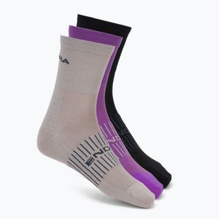 Dámské ponožky Endura Coolmax Race 3 pairs W end purple