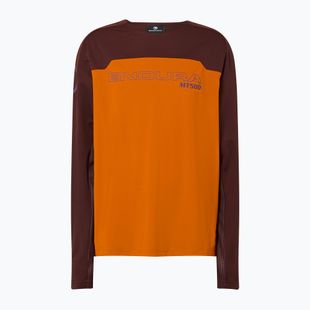 Dětské cyklistické tričko Longsleeve Endura MT500 Burner end orange