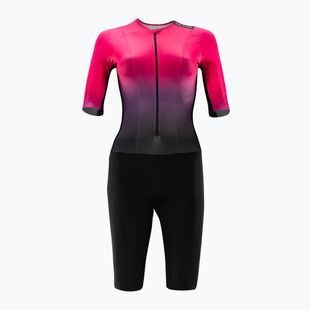 Dámská triatlonová kombinéza HUUB Collective Tri Suit black/rose fade