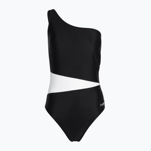 Dámské jednodílné plavky Zoggs Lattice One Shoulder modrá / bílá