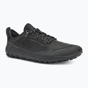 Pánské barefoot boty Vivobarefoot Tracker Leather Low obsidian