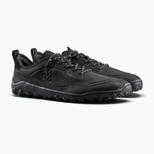 Pánské barefoot boty Vivobarefoot Tracker Leather Low obsidian