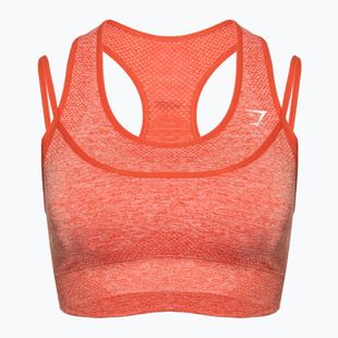 Fitness podprsenka  Gymshark Vital Rise Sports red / marl