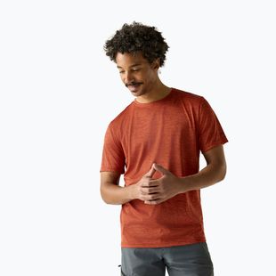 Pánské trekové tričko REGATTA Fingal Edition rusty orange