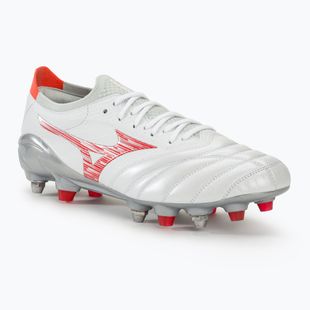Pánské kopačky Mizuno Morelia Neo IV Β Japan Mix white/radiant red/hot coral