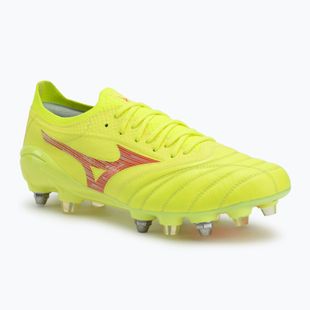 Pánské kopačky Mizuno Morelia Neo IV β Elite MIX safety yellow/fiery coral 2/safety yellow 