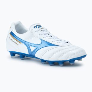 Pánské kopačky Mizuno Morelia II Pro MD white/laser blue/gold