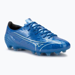 Pánské kopačky Mizuno α Pro FG white/laser blue/gold